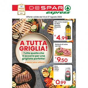 volantino VOLANTINO EXPRESS DAL 14 AL 27 AGOSTO dal 14/08/2025 al 27/08/2025